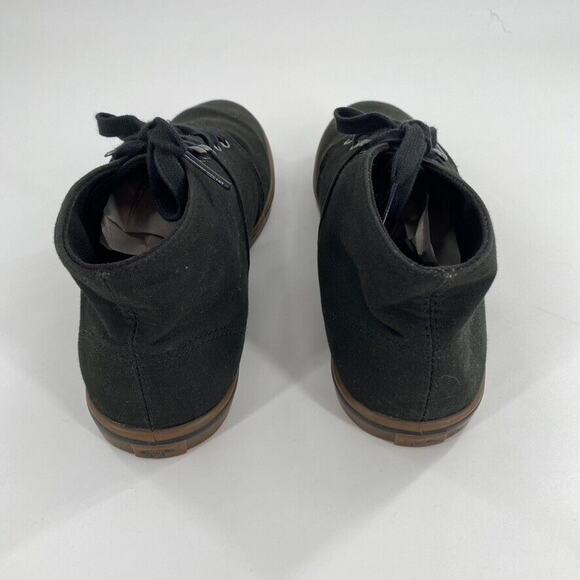 Vans Sneakers Womens Sz 10 Black Camryn Slim‎ Canvas Chukka Mid Top Skate Shoes - Picture 8 of 8